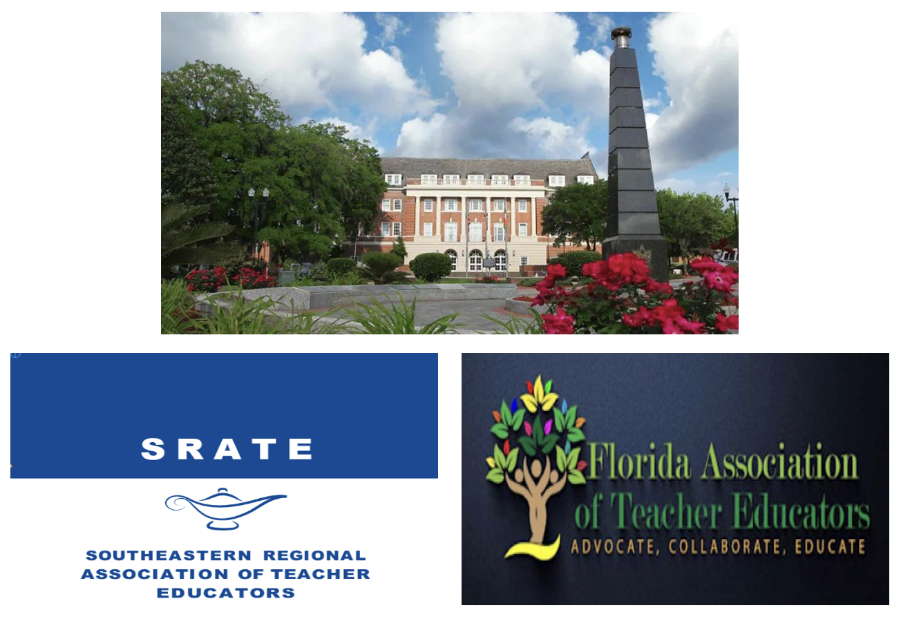 Collage
            of images including FAMU campus, FATE logo, and SRATE logo